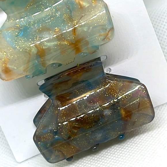 NWT LOFT Glitter Hair Clips - Picture 3 of 3